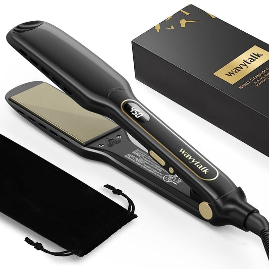 Alisador de Cabelo Wavytalk 1,75 Polegadas para Alisamento Fácil